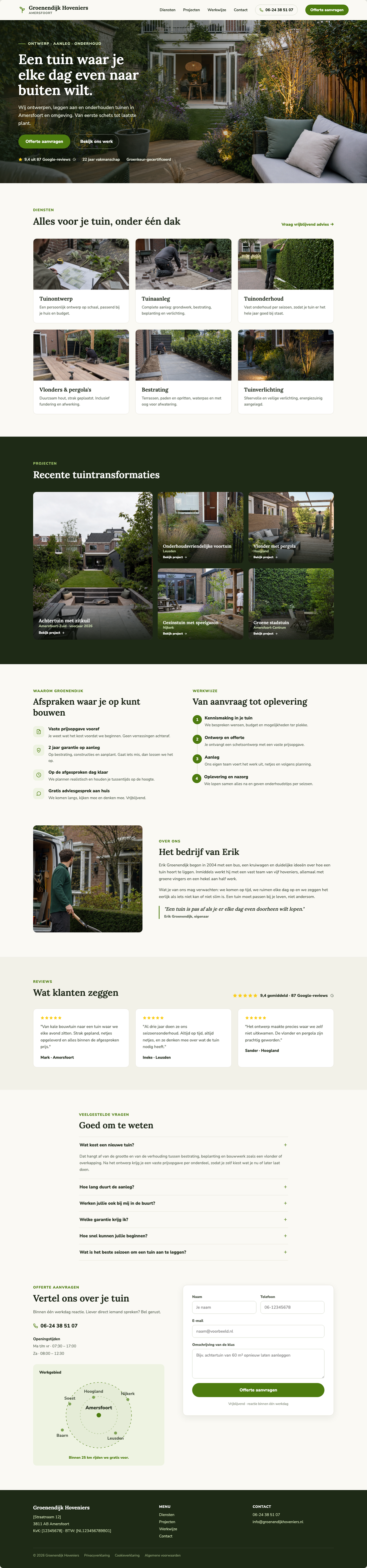 Voorbeeld: Groenendijk Hoveniers